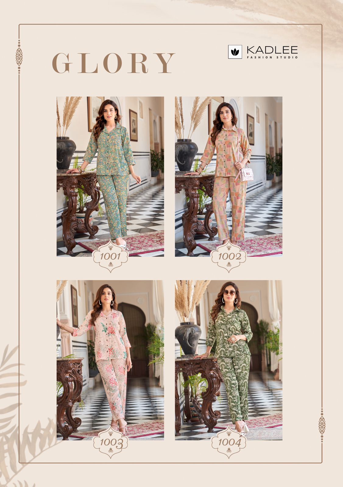 Kadlee Glory Viscose Print Cord Set Western Catalog

